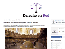 Tablet Screenshot of derecho-en-red.com